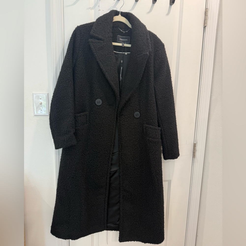 Bcbgmaxazria double breasted boucle coat - Picture 3 of 5